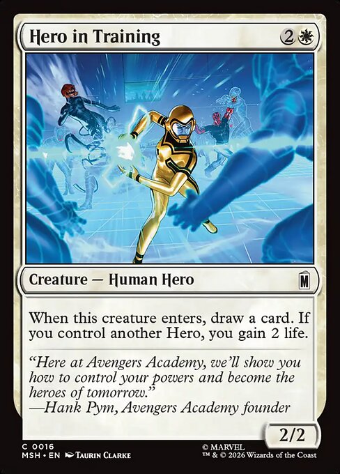Hero in Training Magic: The Gathering card