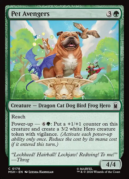 Pet Avengers Magic: The Gathering card