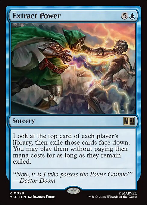 Extract Power Magic: The Gathering card