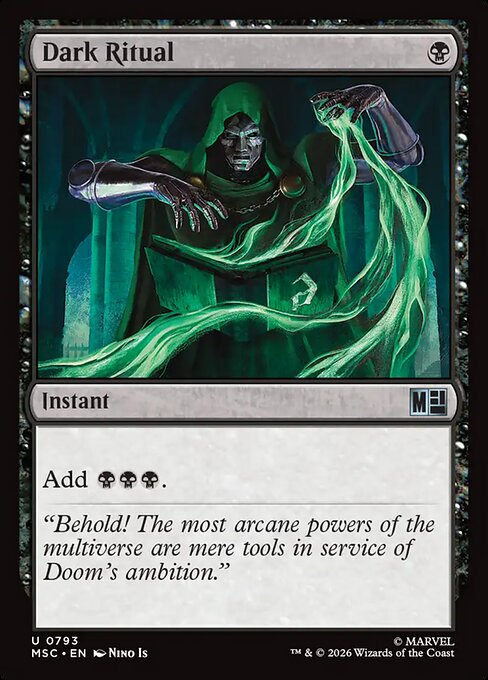 Dark Ritual Magic: The Gathering card