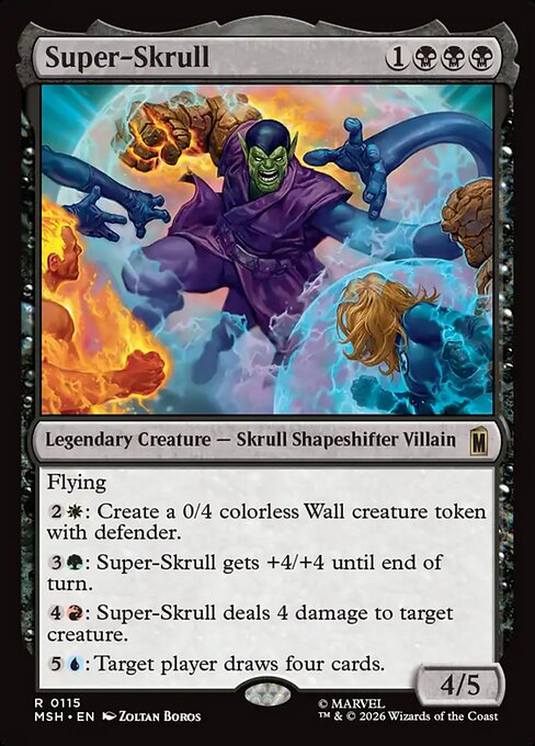 Super-Skrull Magic: The Gathering card