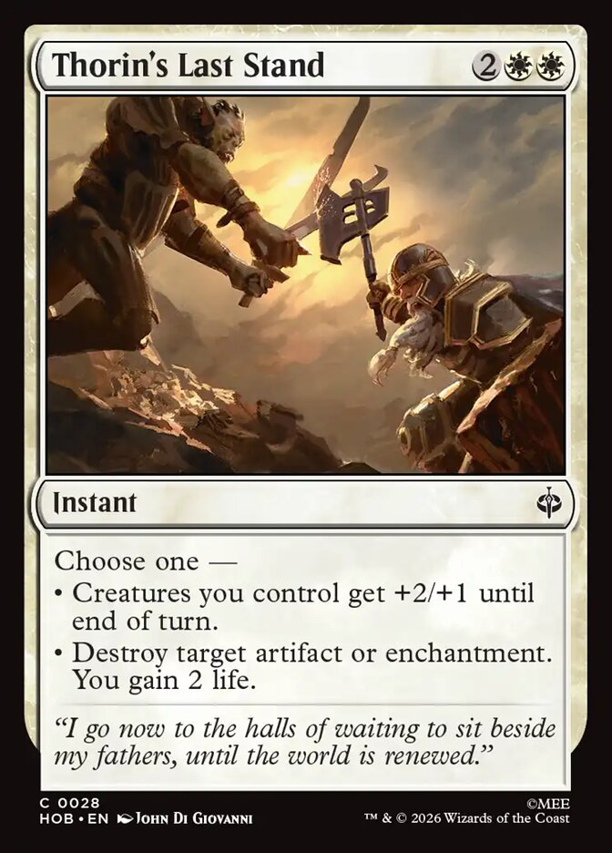 Thorin's Last Stand card image
