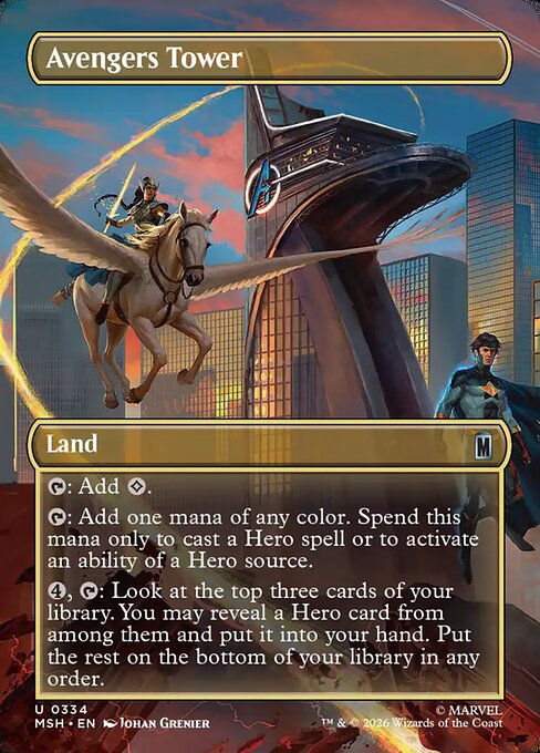 Avengers Tower Magic: The Gathering card