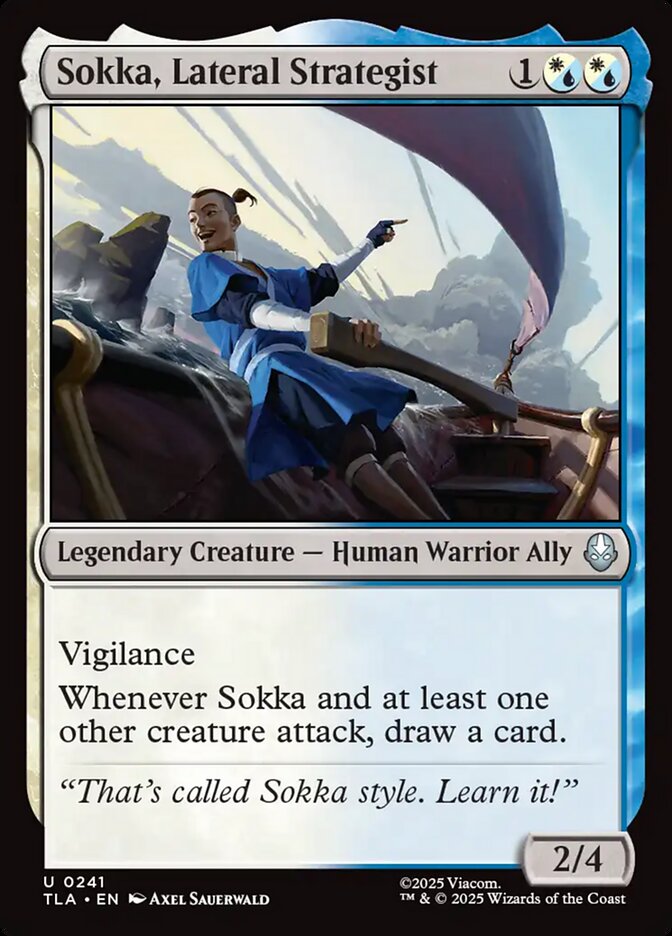 Sokka, Lateral Strategist Magic: The Gathering card