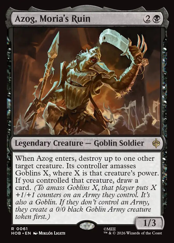 Azog, Moria's Ruin card image