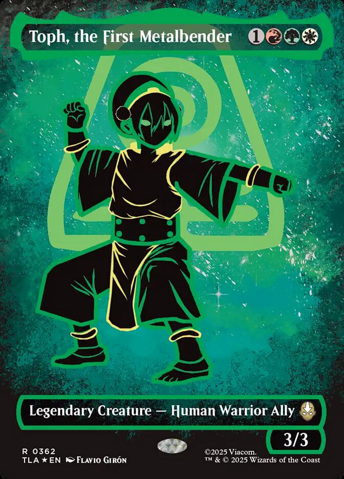 Toph, the First Metalbender Magic: The Gathering card