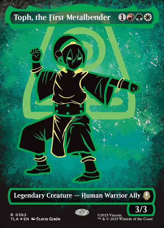 Toph, the First Metalbender Magic: The Gathering card