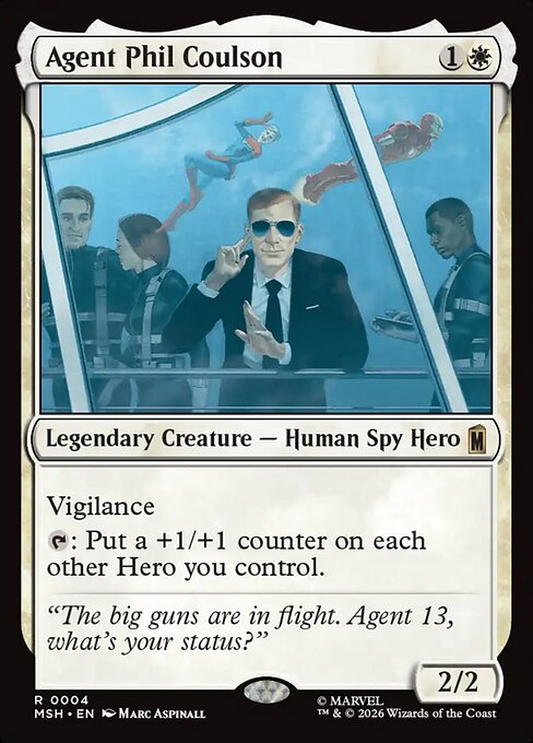 Agent Phil Coulson Magic: The Gathering card