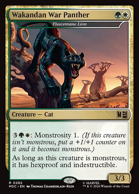 Fleecemane Lion Magic: The Gathering card