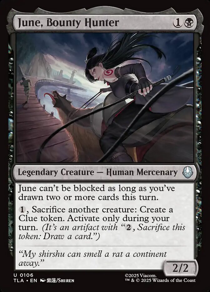 June, Bounty Hunter Magic: The Gathering card