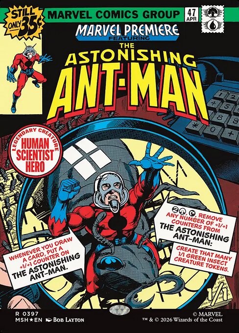 The Astonishing Ant-Man Magic: The Gathering card