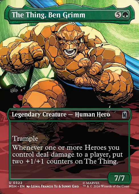 The Thing, Ben Grimm Magic: The Gathering card