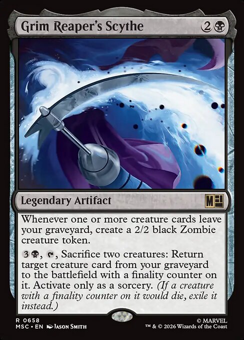 Grim Reaper's Scythe Magic: The Gathering card