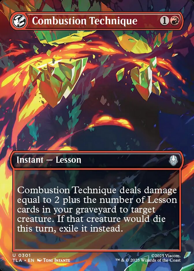 Combustion Technique Magic: The Gathering card