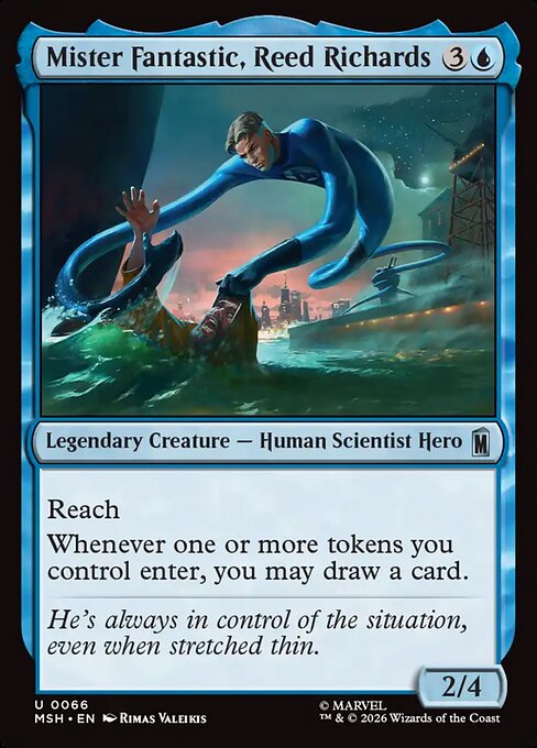 Mister Fantastic, Reed Richards Magic: The Gathering card