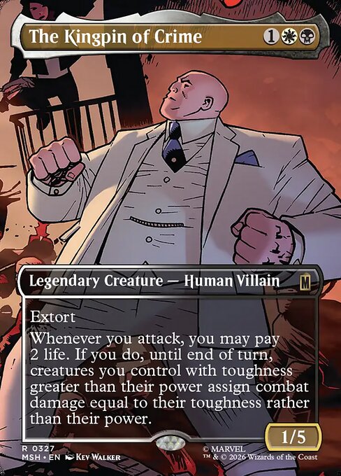 The Kingpin of Crime Magic: The Gathering card
