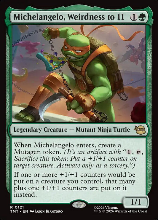 Michelangelo, Weirdness to 11 card image