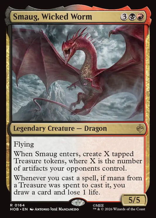 Smaug, Wicked Worm card image