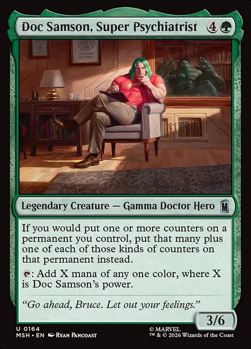 Doc Samson, Super Psychiatrist Magic: The Gathering card