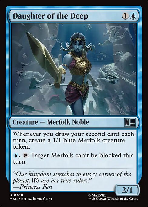 Daughter of the Deep Magic: The Gathering card