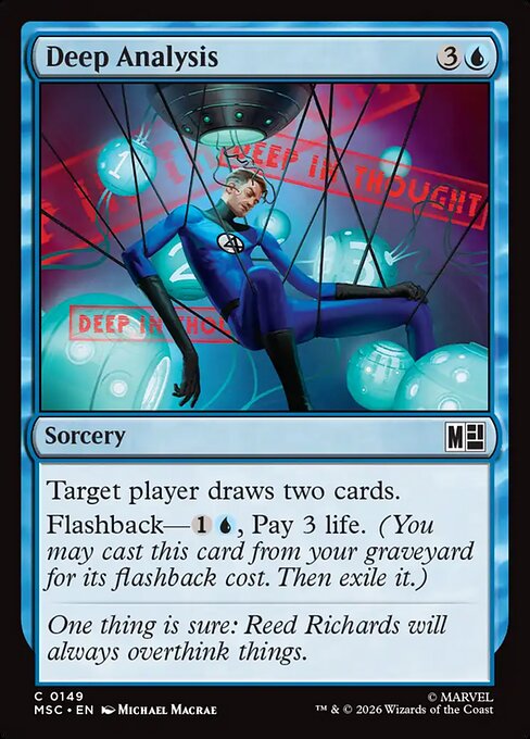 Deep Analysis Magic: The Gathering card