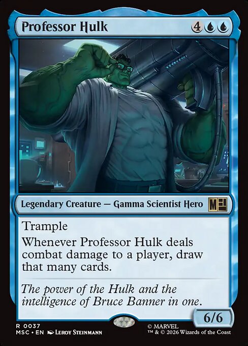 Professor Hulk Magic: The Gathering card