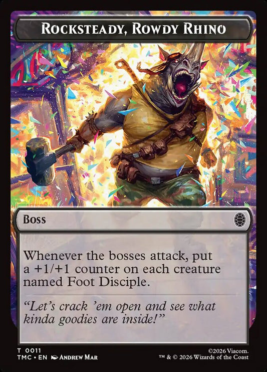 Rocksteady, Rowdy Rhino card image