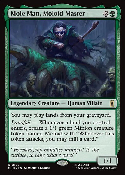 Mole Man, Moloid Master Magic: The Gathering card