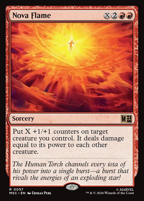 Nova Flame Magic: The Gathering card