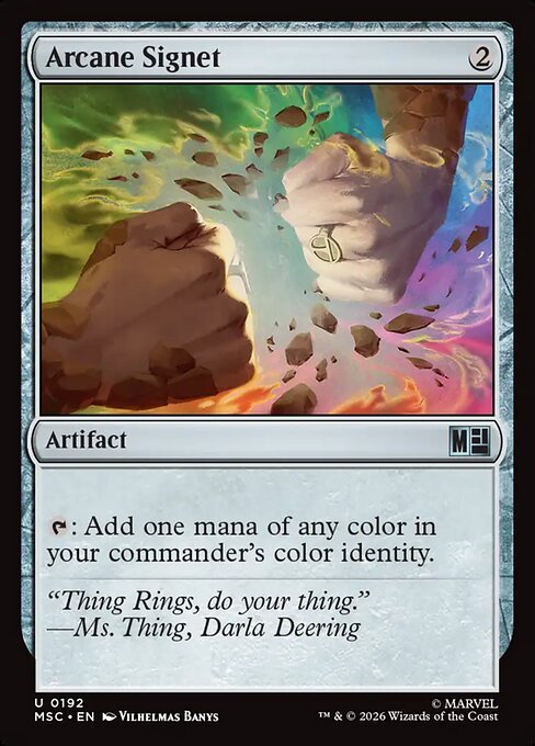 Arcane Signet Magic: The Gathering card
