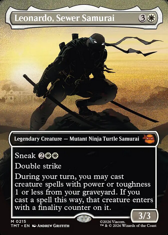 Leonardo, Sewer Samurai card image