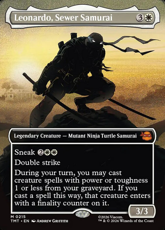 Leonardo, Sewer Samurai card image