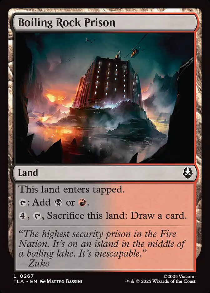 Boiling Rock Prison Magic: The Gathering card