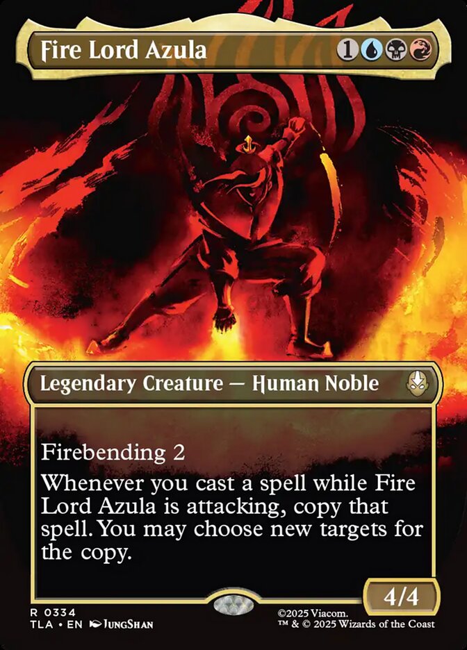 Fire Lord Azula Magic: The Gathering card