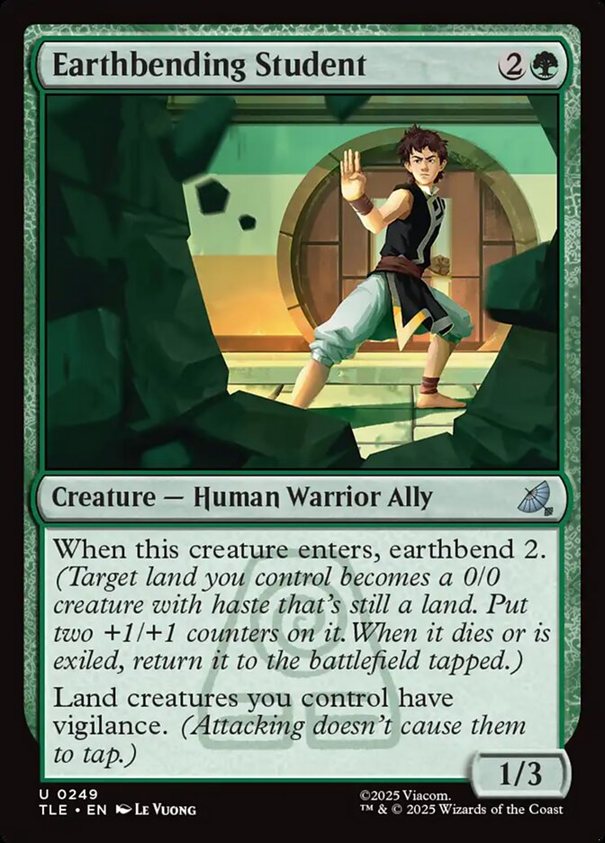 Earthbending Student card image