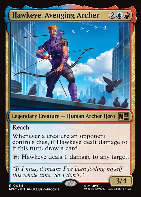 Hawkeye, Avenging Archer Magic: The Gathering card