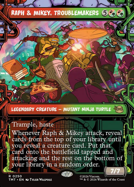 Raph & Mikey, Troublemakers card image