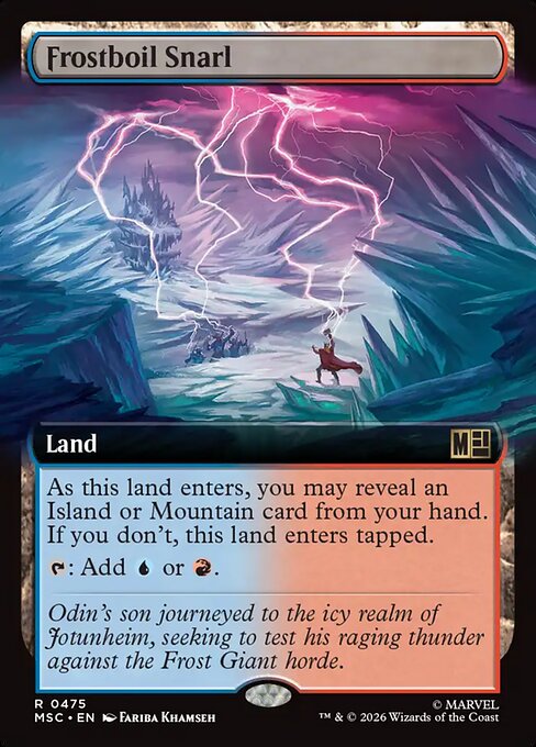 Frostboil Snarl Magic: The Gathering card