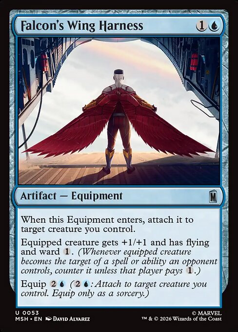 Falcon's Wing Harness Magic: The Gathering card
