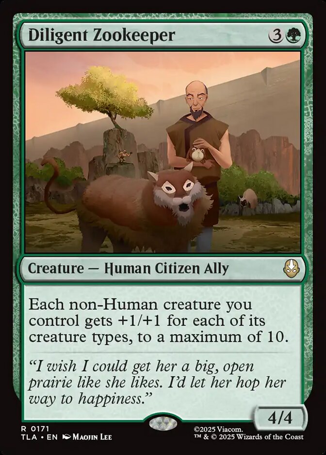 Diligent Zookeeper Magic: The Gathering card