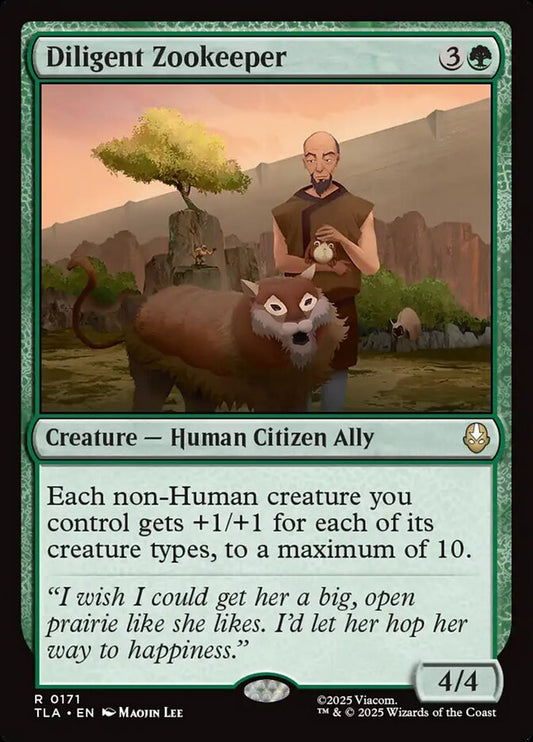 Diligent Zookeeper Magic: The Gathering card