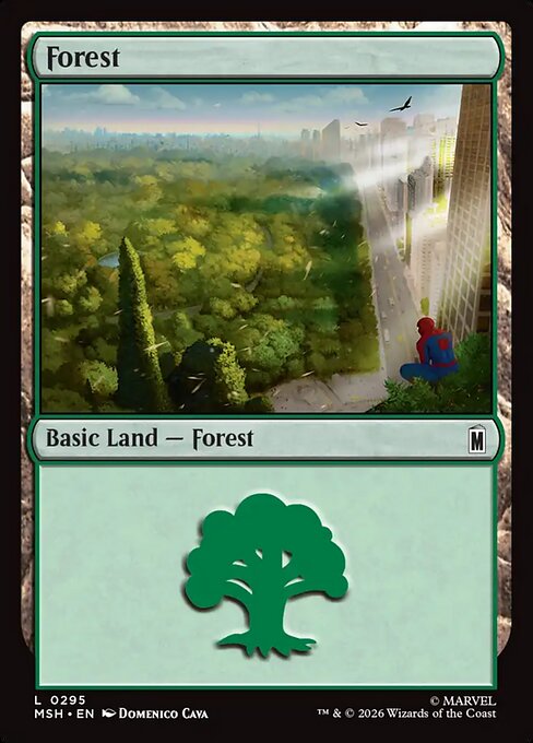 Forest Magic: The Gathering card