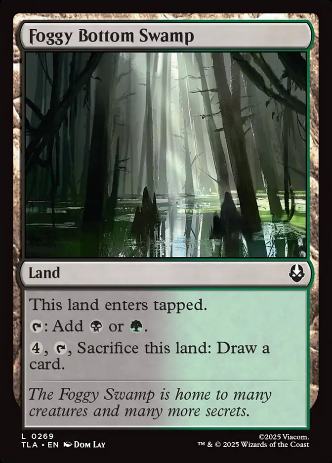 Foggy Bottom Swamp Magic: The Gathering card