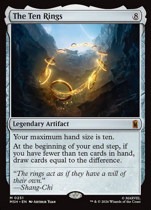 The Ten Rings Magic: The Gathering card