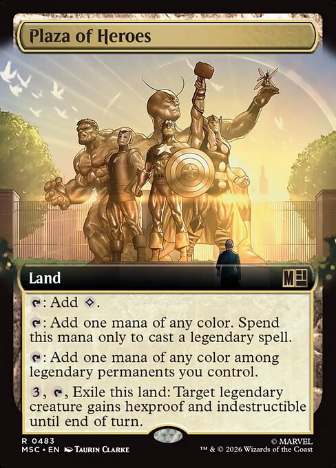 Plaza of Heroes Magic: The Gathering card