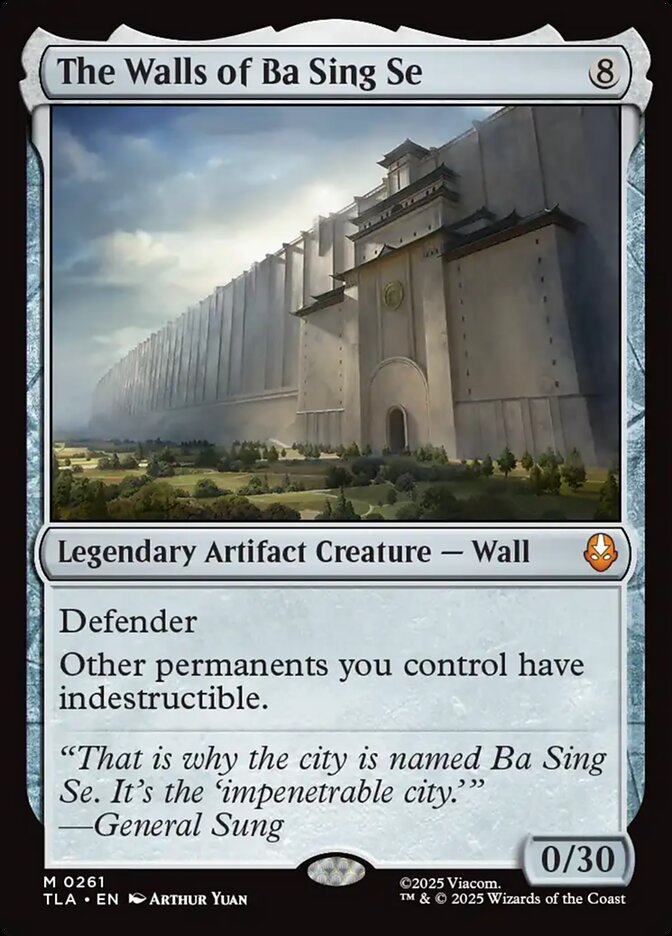 The Walls of Ba Sing Se Magic: The Gathering card