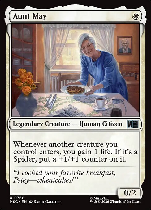 Aunt May Magic: The Gathering card