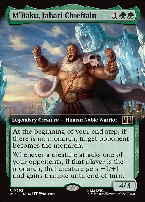 M'Baku, Jabari Chieftain Magic: The Gathering card