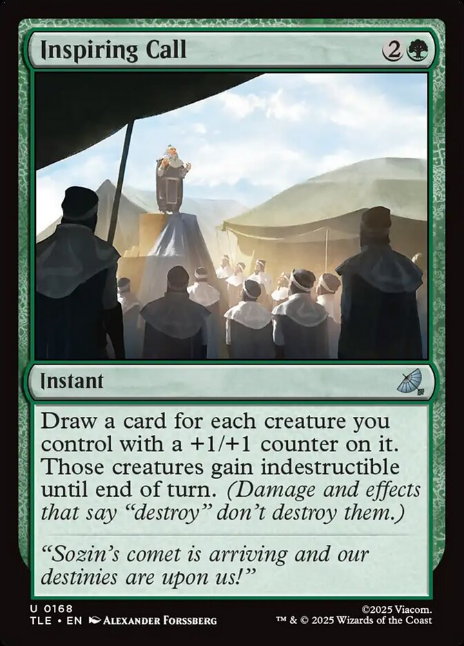 Inspiring Call card image