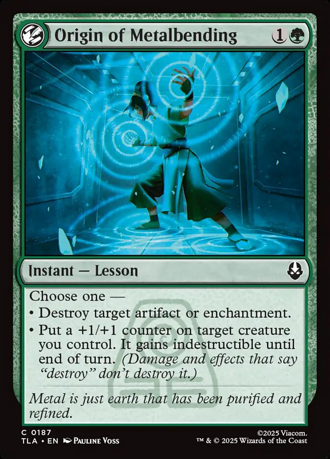 Origin of Metalbending Magic: The Gathering card